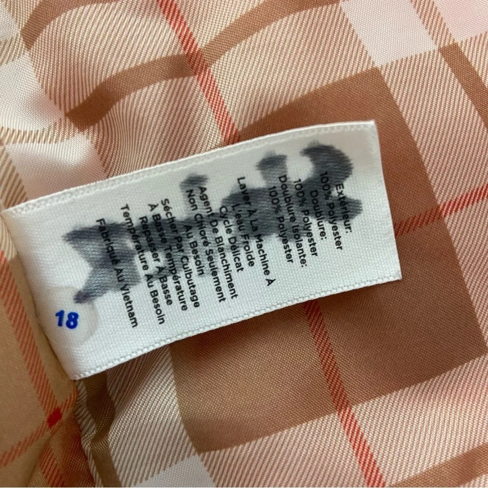 Talbots Orange Lightweight Jacket Puffer Packable Petite Women's Small Petite Sp - Picture 4 of 7